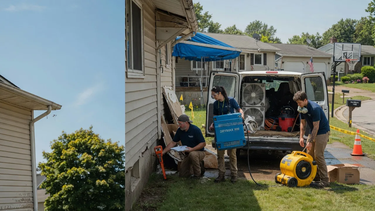 Ceiling Leak Cleanup in Prairie Du Sac, WI near me