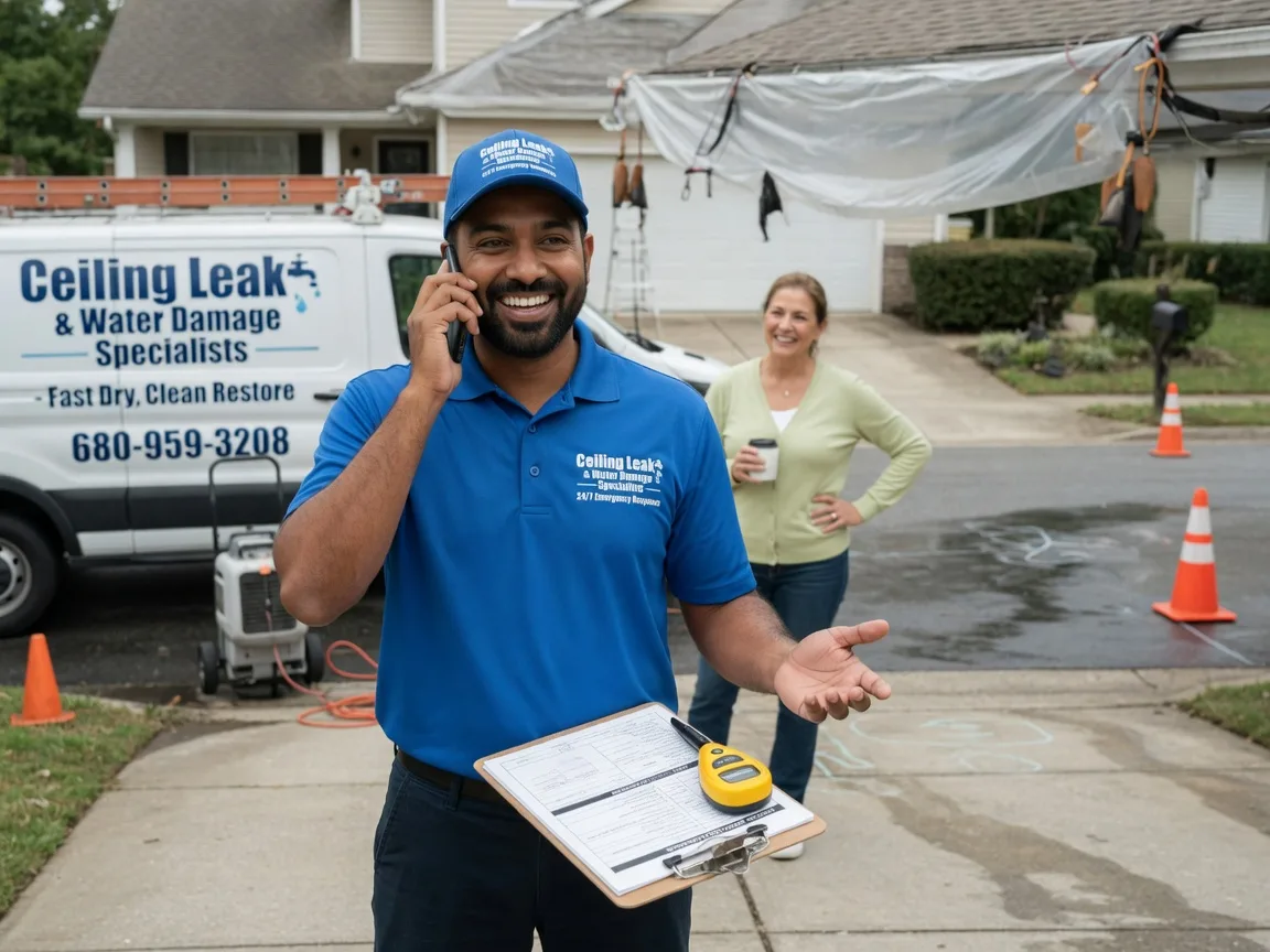 Ceiling Leak Cleanup Prairie Du Sac, WI FAQs